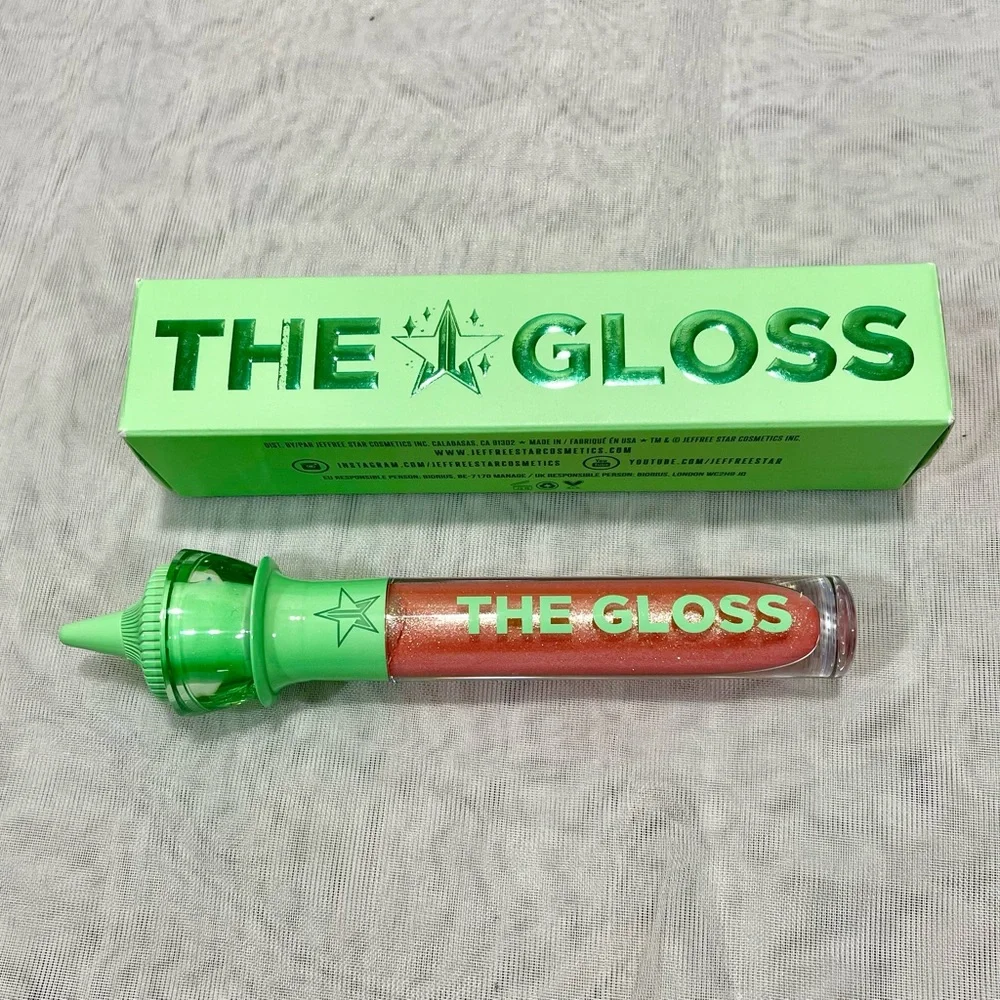 Jeffree Star The Gloss - Peach Price Tag, NIB